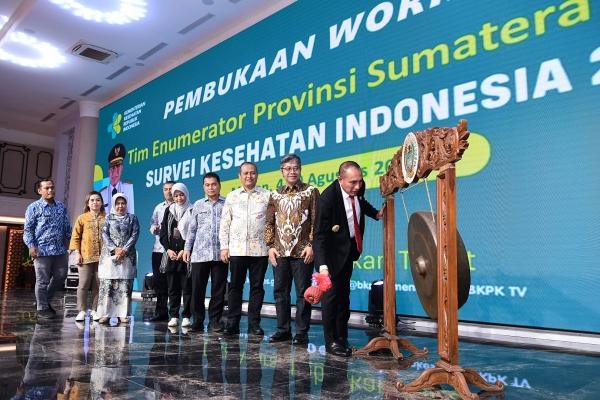 Buka Workshop Survei Kesehatan Indonesia, Edy Rahmayadi Sebut Pentingnya Data dalam Setiap Pengambilan Kebijakan