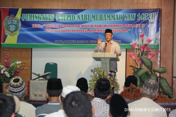 Diskominfo Provsu, Peringati Maulid Nabi Muhammad SAW Tahun 1437 H 