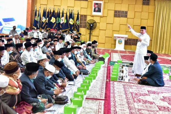 Buka Puasa Bersama MUI, Gubernur Edy Rahmayadi Tetap Harapkan Masukan dan Saran dari Ulama