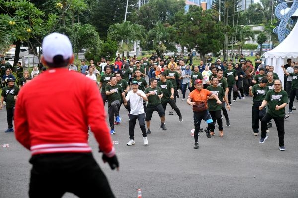 Sukseskan Pemilu dan Pilkada Serentak, Penjabat Gubernur Sumut Minta KPU Tetap Jaga Kebugaran Tubuh