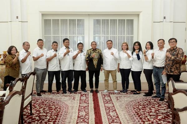 Gubernur Dukung Perayaan Natal PWI Sumut