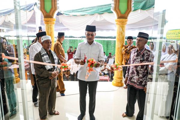 Resmikan Masjid Al-Ihsan Simpang Kapok, Musa Rajekshah Ingatkan Hal Ini