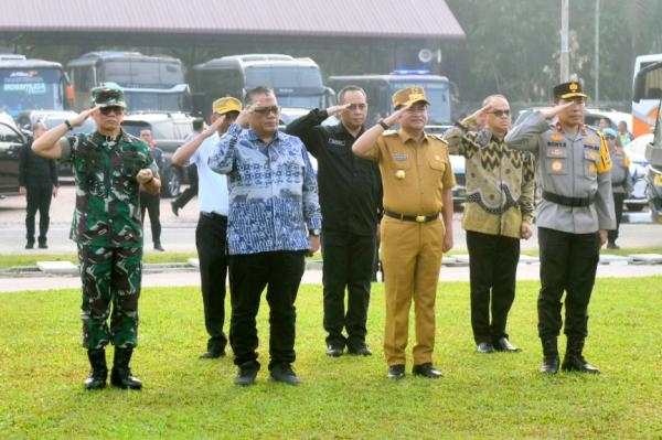 Apel Pergeseran Pasukan Jelang Pemilu, Pj Gubernur Sumut Ingatkan Petugas Bekerja Profesional