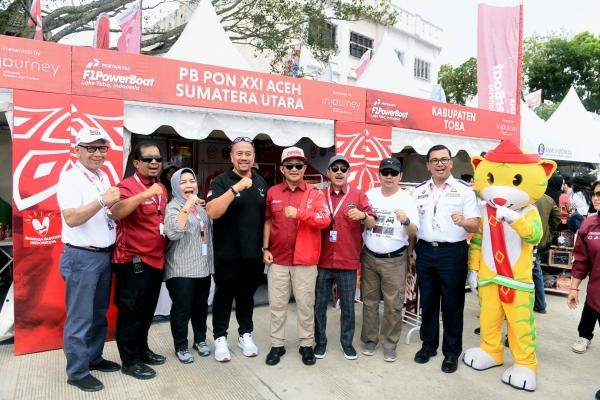 Tinjau Stan PB PON XXI di F1 Powerboat, Pj Gubernur Sumut Dorong Inovasi Strategi Sosialisasi