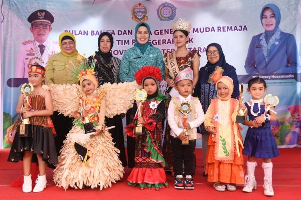 PKK Sumut Gelar Berbagai Lomba Meriahkan Bulan Balita Generasi Muda Remaja