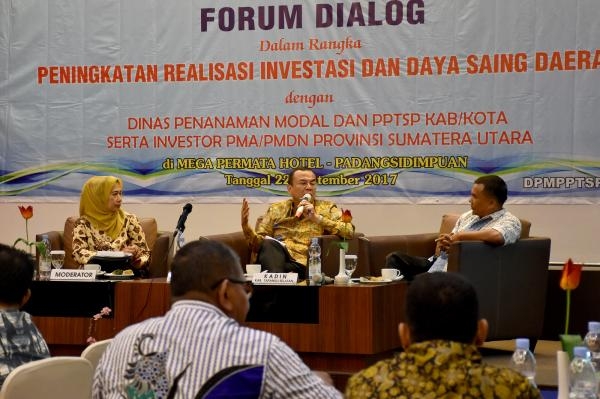 Secara Nasional, Sumut Posisi ke-7 realisasi Investasi PMDN dan ke-11 PMA