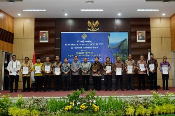 Kick off Meeting dengan Anggota V BPK RI, Edy Rahmayadi Pastikan Tata Kelola Pemerintahan Sudah Baik dan Penuh Ketaatan