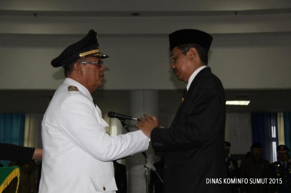 Plt. Gubsu Lantik Randiman sebagai Pj Walikota Medan