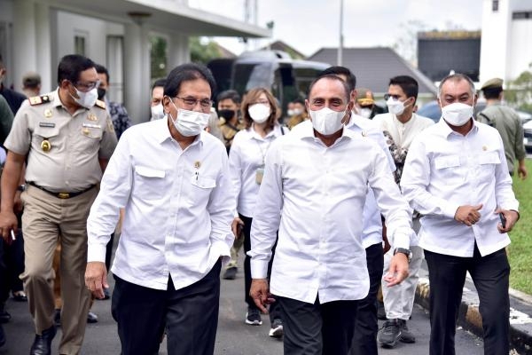 Curhat ke Sofyan Djalil, Edy Rahmayadi Sebut Pembangunan Bendungan di Sumut Terkendala Persoalan Tanah