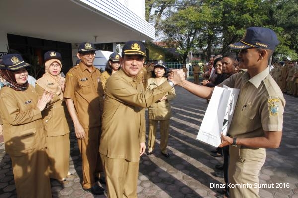 Apel Pagi Bersama Purna Bakti Asn Dinas Kominfo Provsu