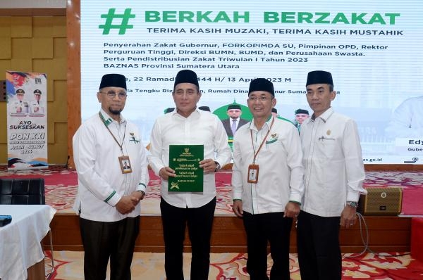 Zakat ASN Pemprov Sumut Meningkat Signifikan Tahun 2022