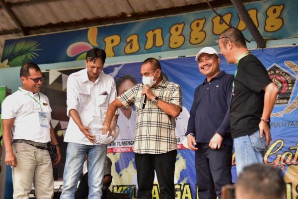 Hadiri Family Gathering PWI, Edy Rahmayadi Berharap Wartawan Terus Mengawal Pembangunan Sumut