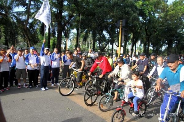 Gubsu Canangkan Car Free Day di Sumut