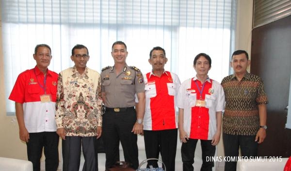 PLH. KADIS KOMINFO PROVSU TERIMA AUDIENSI DPD PWRI SUMUT 