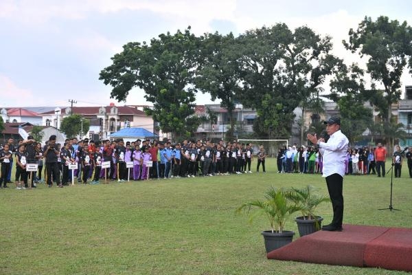 Buka Kejuaraan Atletik Piala Gubernur, Edy Rahmayadi Harapkan Jadi Ajang Persiapan PON 2024