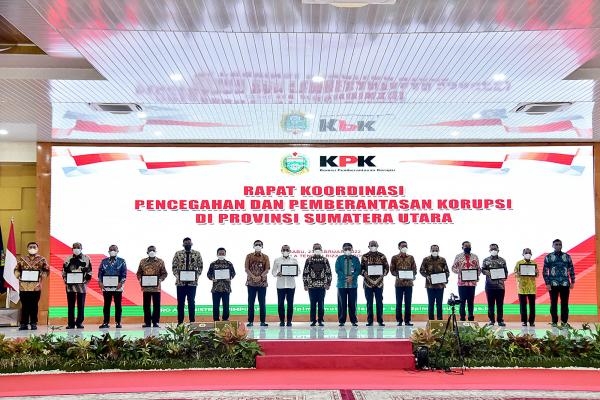 Tertinggi di Sumut, Nilai MCP Pemprov Sumut Capai 91,69%