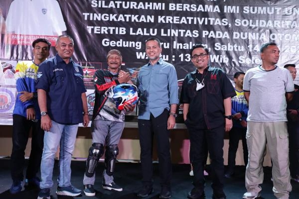 Musa Rajekshah Ajak Komunitas All Bikers Batubara Ikut Gerakkan Ekonomi Rakyat