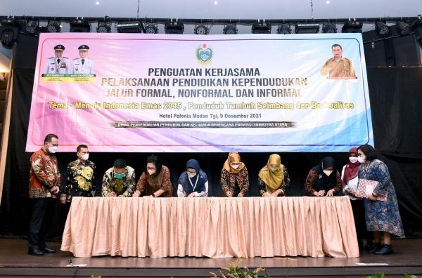 Kendalikan Pertumbuhan Penduduk, Pemprov Sumut Jalin Kemitraan dengan Perguruan Tinggi