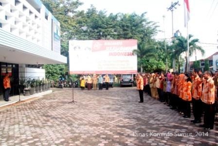 HARI PERTAMA KERJA 90 PERSEN PNS DINAS KOMINFO PROVSU HADIR 