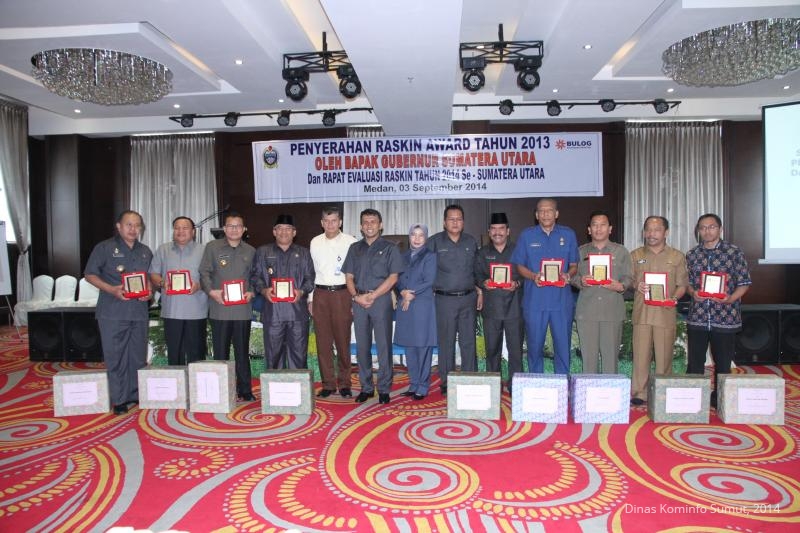 Sembilan Pemda di Sumut Raih Raskin Award 