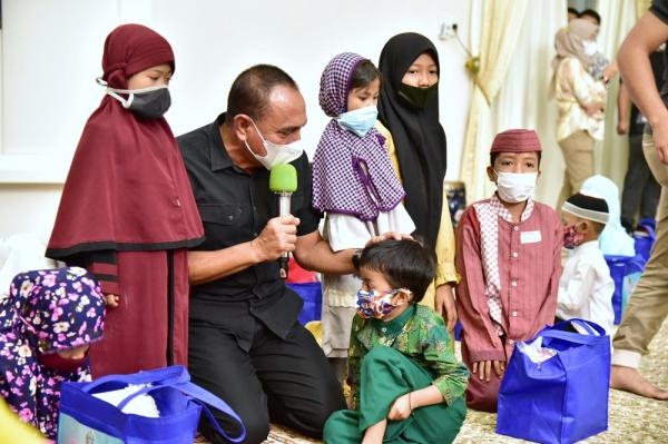 Edy Rahmayadi Terharu Bisa Bermain Bersama Anak-anak Lagi