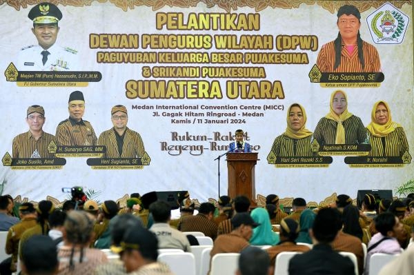 Pj Gubernur Harapkan Pujakesuma Terus Berkontribusi Membangun Sumut