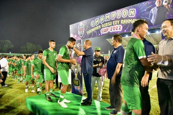 PSMS Juara ‘Gubsu Edy Rahmayadi Cup 2022’ Edy Rahmayadi Harap Sepakbola Sumut Semakin Maju