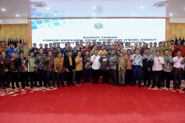 Dialog dengan Forum Bersama Umat Kristiani, Edy Rahmayadi Bahas Pergub Nomor 19/2022