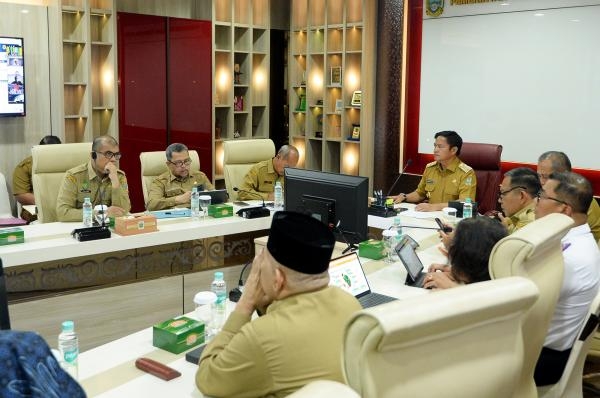 Pj Gubernur Sumut Ikuti Rakor Pengendalian Inflasi Usai Idulfitri dan Libur Nasional