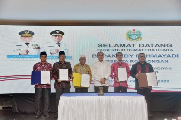  Edy Rahmayadi Teken MoU dengan Lima Perguruan Tinggi *Harapkan Kontribusi untuk Percepat Pembangunan Daerah