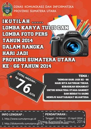 INILAH 50 JURNALIS NOMINASI LOMBA KARYA TULIS DAN FOTO PERS PEMPROVSU