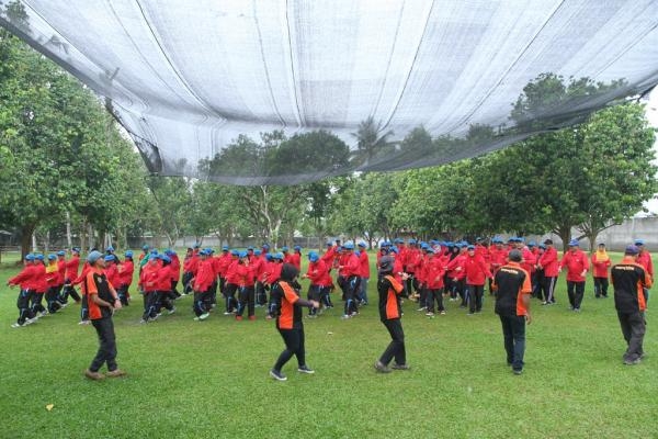 Mengikat kekompakan, Dinas Kominfo Provsu Laksanakan Outbound 