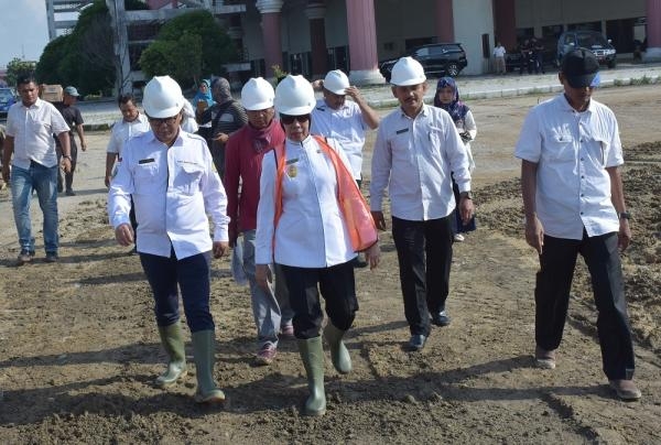 Tinjau Pembangunan Lokasi Utama Wagubsu Optimis Persiapan MTQN 2018 Lancar