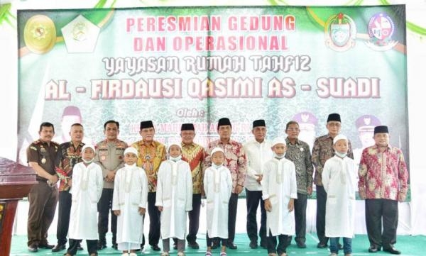 Hadiri Peresmian Rumah Tahfiz oleh Ketua MA, Edy Rahmayadi Harapkan Terus Lahirkan Generasi Terbaik