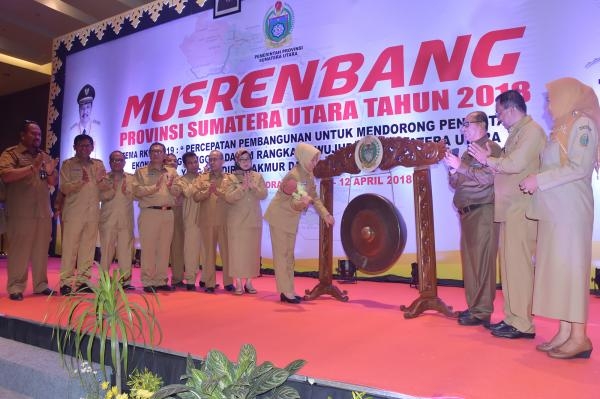 Buka Pra Musrenbang Provsu Tahun 2018, Wagubsu Minta Tingkatkan Koordinasi dan Sinergitas