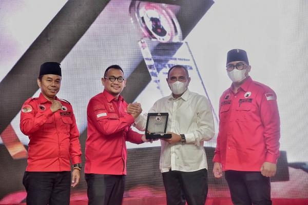 Pidato Kebangsaan di Pelantikan BMI, Edy Rahmayadi Ajak Semua Pihak Bersatu Membangun Sumut