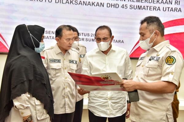 Gubernur Edy Rahmayadi Tanda Tangani Tatengger Perjuangan Dampak Perjanjian Renville di Pulau Rakyat