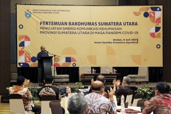 Dinas Kominfo Sumut Gelar Pertemuan Bakohumas, Bahas Penting dan Strategisnya Peran Humas Pemerintah di Masa Pandemi