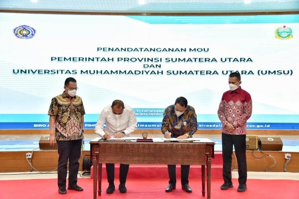 Teken MoU dengan UMSU, Edy Rahmayadi Sebut Akademisi Perlu Terlibat dalam Pembangunan Daerah