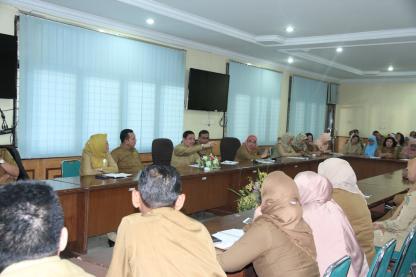 Rapat Penyambutan Kadis Kominfo