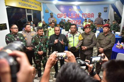  Pakai Sepeda Motor, Edy Rahmayadi Keliling Kota Medan Pantau Pengamanan Tahun Baru