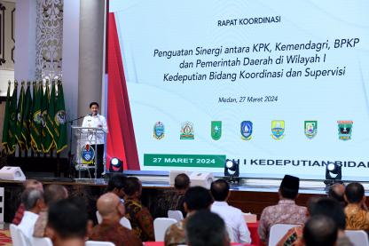 Pemprov Sumut Raih Penghargaan Sertifikasi dengan Luasan Terbanyak dari KPK