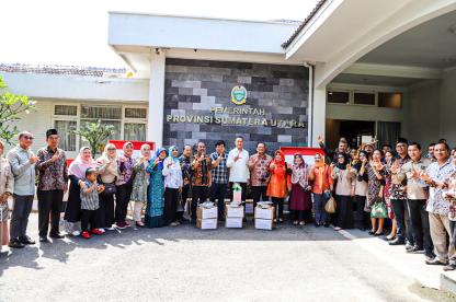 20 Lembaga Literasi Terima Bantuan Buku, Musa Rajekshah Terus Dorong Peningkatan Literasi di Sumut