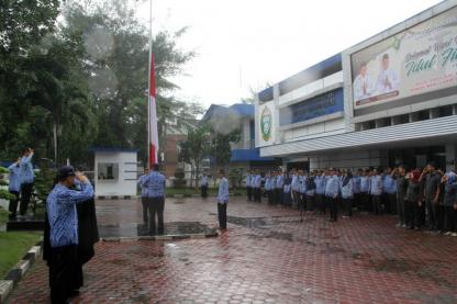 ASN Diskominfo Provsu Upacara Peringatan Hari Kelahiran Pancasila