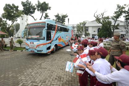 Terima Bus KPK RI, Pemprov Sumut Sampaikan Berbagai Capaian Tata Kelola Pemerintahan