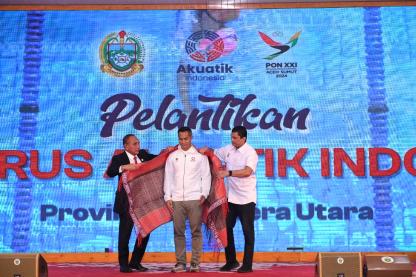 Pengurus Akuatik Indonesia Sumut Dilantik, Edy Rahmayadi Ingin Cabor Ini Kembali Berjaya