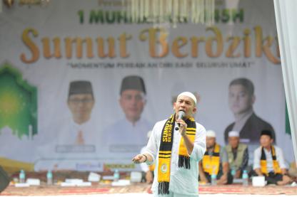 Musa Rajekshah Apresiasi Gebyar Muharram 1445 H Sumut Berzikir