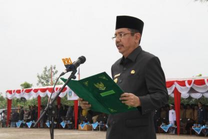 WAGUBSU PIMPIN UPACARA HARI KESAKTIAN PANCASILA DI TUGU LETDA SUDJONO 