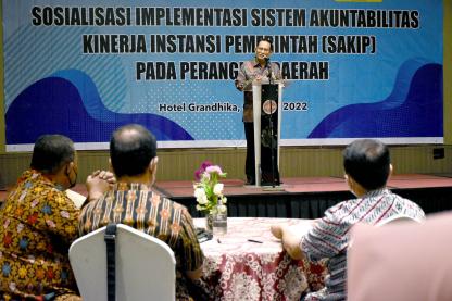  Buka Sosialisasi Implementasi SAKIP, Sekdaprov Dorong Integrasi Sistem Perencanaan, Penganggaran dan Laporan Kinerja