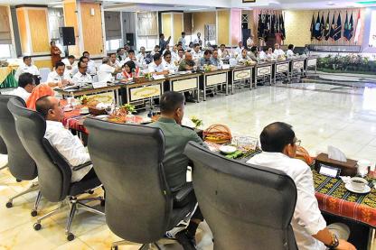 Rapat Bersama Forkopimda Sumut Jelang Akhir Tahun, Gubernur Tekankan Pentingnya Koordinasi dan Silaturahmi